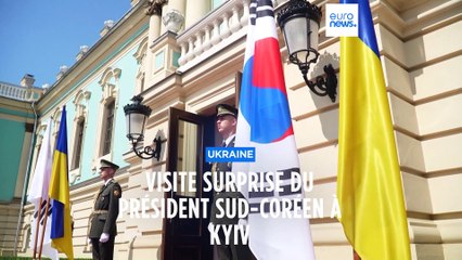 En visite surprise à Kyiv, le président sud-coréen promet d'augmenter son aide à l'Ukraine