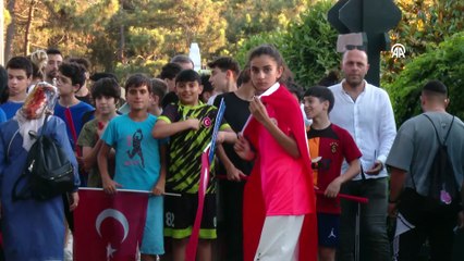 İSTANBUL - 15 Temmuz Sancak Koşusu Ümraniye Millet Bahçesi'nde yapıldı