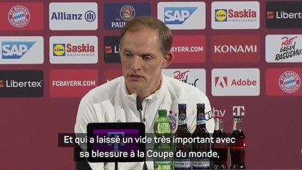 Télécharger la video: Bayern Munich - Tuchel donne les raisons du départ de Lucas Hernandez