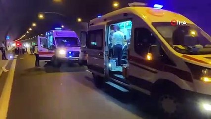 Un camion a percuté la voiture qui a échoué sur l'autoroute du nord de Marmara : 6 blessés