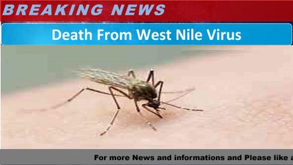Death From West Nile Virus