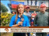 Sucre | Bricomiles recuperan infraestructura del Liceo Bolivariano Creación La Manga