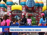 Gobierno Nacional realiza actividades recreativas en todas las plazas de Caracas para celebrar el Día del Niño