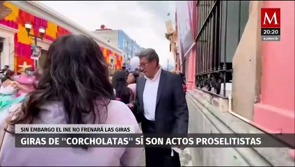 下载视频: INE no frenará las giras de 'corcholatas' de Morena