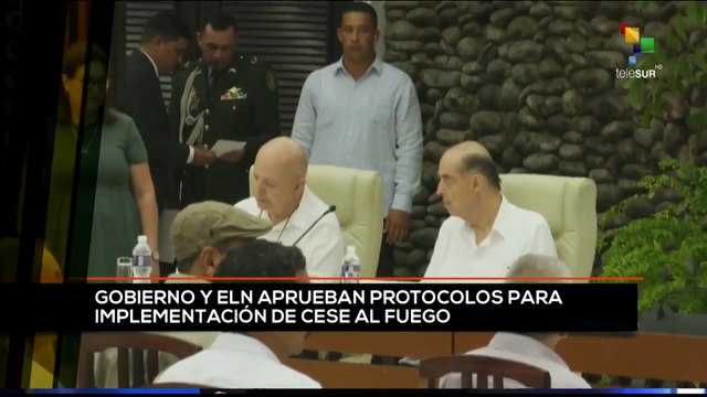 teleSUR Noticias 17:30 15-07: Conluyó sesión plenaria de Mesa de Diálogos de Paz entre el Gobierno colombiano y ELN
