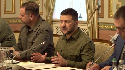 젤렌스키 "尹 방문에 감사...회복센터 건설 참여해달라" / YTN