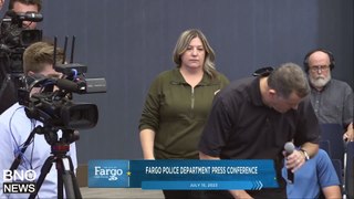Press Conference | Gunman attacks police officers in Fargo, North Dakota