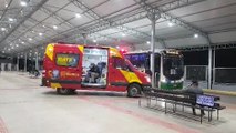 Idoso cai ao descer de ônibus no Terminal Sul e sofre lesão na cabeça