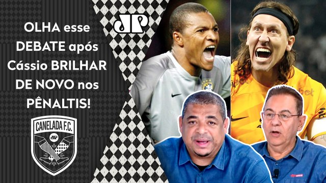 QUÊ?? EU FALO: se você PEGAR o Cássio e o Dida... OLHA esse DEBATE após PÊNALTIS do Corinthians!