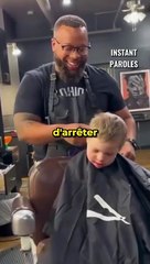 Il trouve une méthode unique pour coiffer ce patient atteint du syndrome de Down