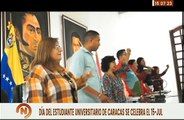 Acto en celebración del 1er Aniversario del día del Estudiante Universitario de Caracas