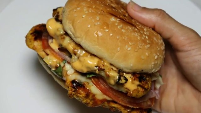 Grilled Chicken Burger | Chicken Burger