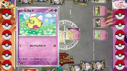 【ポケカ対戦】炎のビクティニvs超のピクシー_おまかせスタートデッキ対決！【スターター対戦】