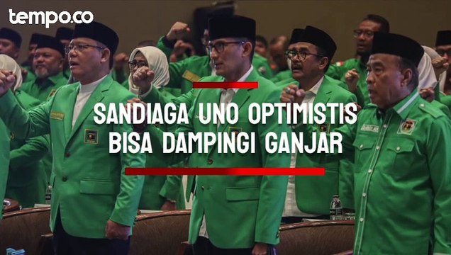 Sandiaga Uno Optimistis Bisa Dampingi Ganjar Pranowo di Pilpres 2024