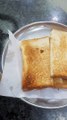 Morning Break Fast  Tea With Butter Toast Grilled In Clay oven Butter Bread With Ginger Tea