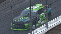 Parker Retzlaff spins after tire goes down at New Hampshire