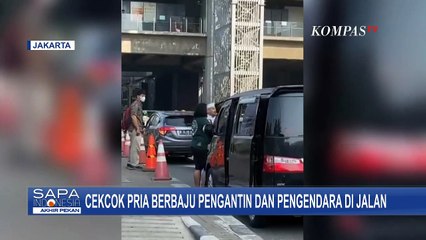 Pengantin Cekcok Nyaris Baku Hantam dengan Pengendara Lain di Cilandak