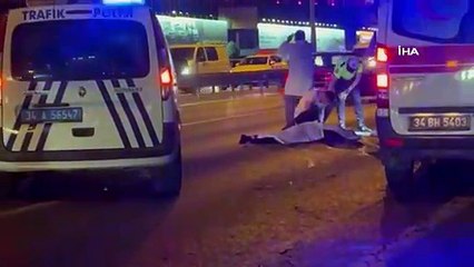 Sarıyer’de sağ şeritte arıza yapan otomobile motosiklet çarptı: 1 ölü