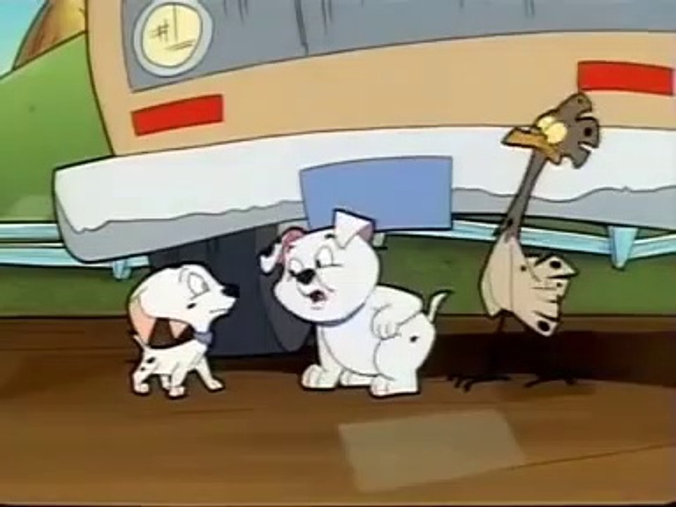 101 Dalmatians Season 2 Episode 42 2/2 cone head,   Disney dog animation