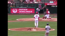 Shohei Ohtani's pitching 9Ks 2018/5/20, LA エンジェルス MLB 大谷翔平 9奪三振 の登板 対アスレチックス,