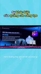 Sự khác biệt của quảng cáo sáng tạo rất rẻ