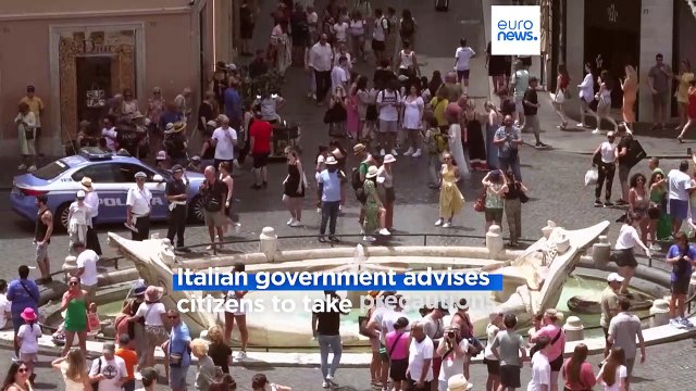 Italy issues Red Alert for 16 cities as temperatures reach record highs