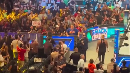 Best Of Jimmy Uso taken out on a stretcher after Solo Sikoa and Roman Reigns Smash Him!!