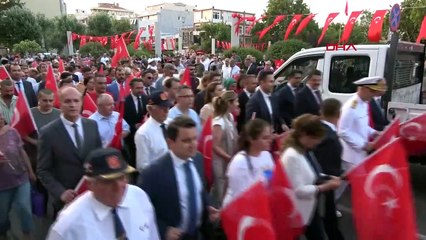 Programme de commémoration de la Journée de la démocratie et de l'unité nationale du 15 juillet organisé à Çanakkale