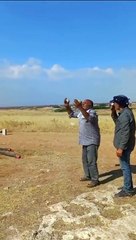 Şanlıurfa'da sıcak havaya isyan eden adam güneşe taş attı