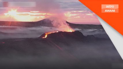 Gunung berapi Iceland muntahkan lahar dan gas beracun