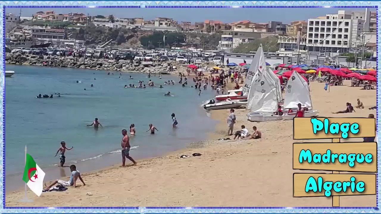 Plage la Madrague _ Alger ⛱⛱  _ العاصمة  شاطئ الجميلة لمدراك