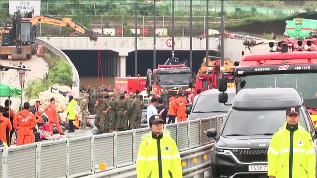 Güney Kore’de sel felaketi