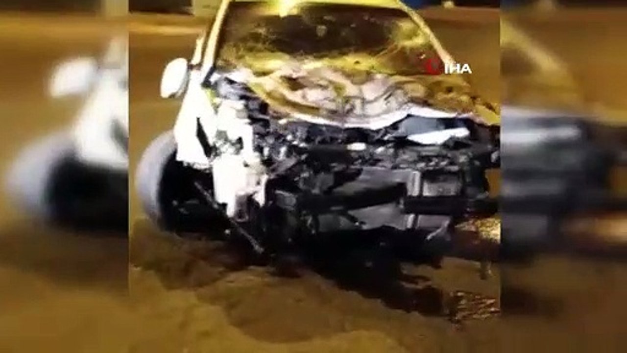 Le véhicule devenu incontrôlable a eu un accident, le nez du conducteur n'a même pas saigné.