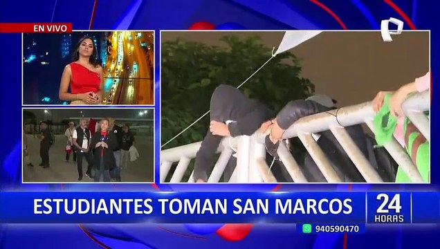 San Marcos: puertas tres y cinco fueron tomadas por estudiantes que exigen reanudación de clases presenciales