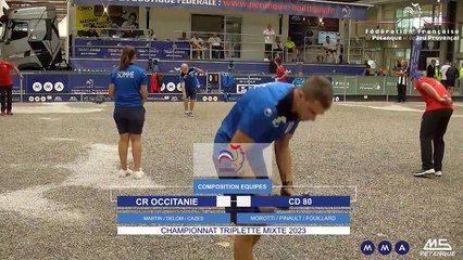 CHAMPT DE FRANCE TRIPLETTE MIXTE - DOUAISI AGGLO 2023 - Finale