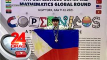 Incoming grade 5 student mula Olongapo, kampeon sa Copernicus International Math Olympiad Competition sa New York City | 24 Oras Weekend