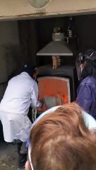 Four Raku sortie d'une grosse pièce : élephant