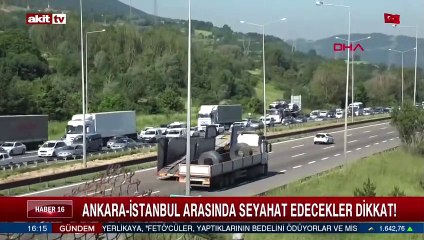 Ankara - İstanbul arasında seyahat edecekler dikkat!