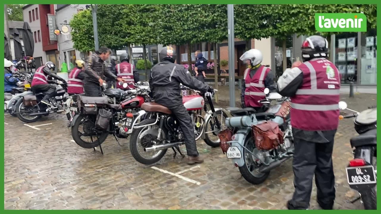 Saint-Hubert : Des motos d’avant-guerre qui gardent  la pêche