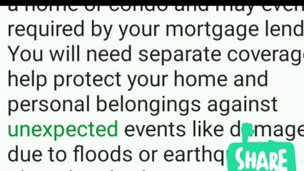 Homeowners Home Insurance Details.