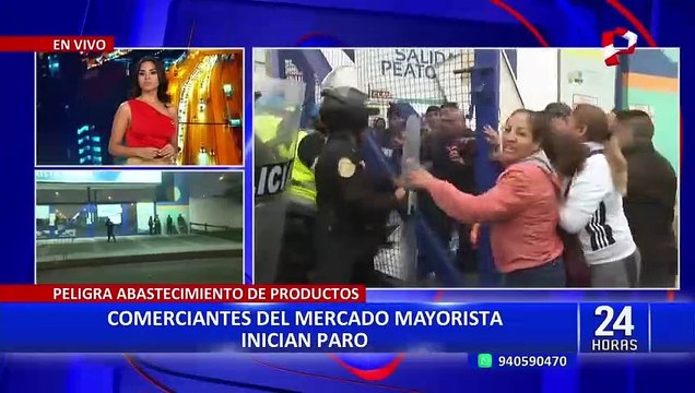Comerciantes de mercado mayorista anuncian que podrían extender un paro indefinido