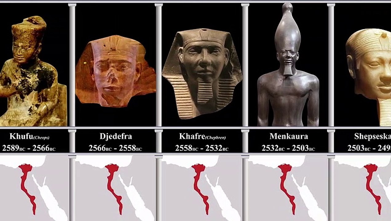 Timeline of Egyptian pharaohs Video Dailymotion