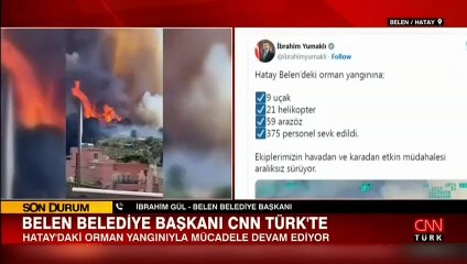 Belen Belediye Başkanı Gül, Hatay'daki son durumu açıkladı