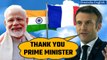 French President Emmanuel Macron’s special message for PM Modi | Watch | Oneindia News