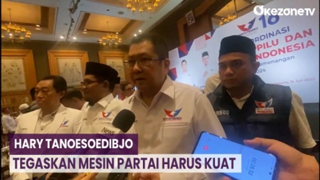 Rakor Pemenangan Perindo 2024, Hary Tanoesoedibjo Tegaskan Mesin Partai Harus Kuat