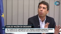 Carlos Mazón: «El conflicto lingüístico ha venido alimentándose desde los despacho políticos con subvenciones políticas»