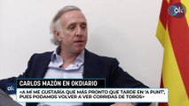 Carlos Mazón: «A mí me gustaría que más pronto que tarde en 'A Punt', pues podamos volver a ver corridas de toros»