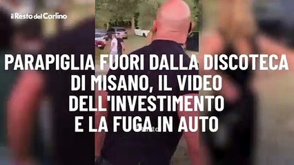 Parapiglia fuori dalla discoteca di Misano, il video dell'investimento e la fuga in auto