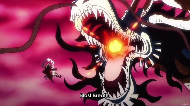 Kaido Blasts Luffy through Onigashima | One Piece 1069