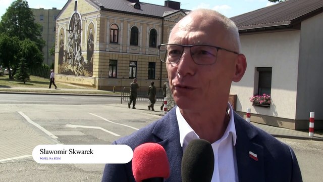 Nasze Miasto Łuków Minister Gliński odsłania mural